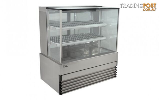 Ambient displays - Koldtech KT.NRSQCD.18 - 1800mm, 3 tier, square glass - Catering Equipment