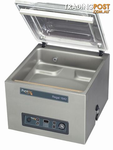 Vacuum packers - PureVac Regal1642 - 370mm x  420mm x  180mm chamber - Catering Equipment