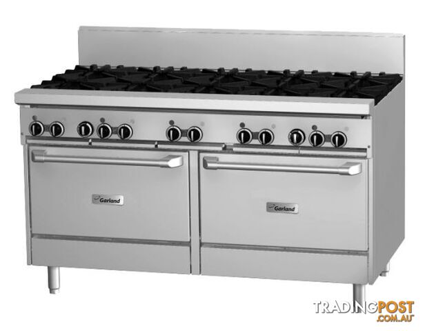 Oven ranges - Garland GF60-6G24RR - 6 burners, 600mm griddle double oven range -...