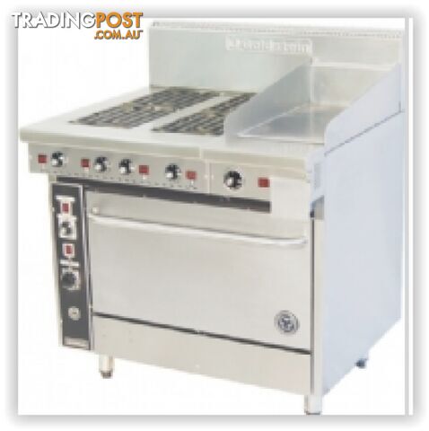 Oven ranges- Goldstein PEC-4S-12G-28 - 4 burner, 300mm griddle electric...