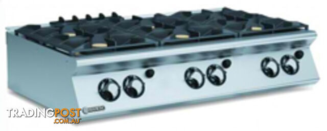 Cooktops - Mareno ANC712G36 - 6 burner gas cooktop - Catering Equipment - Restaurant Equipment