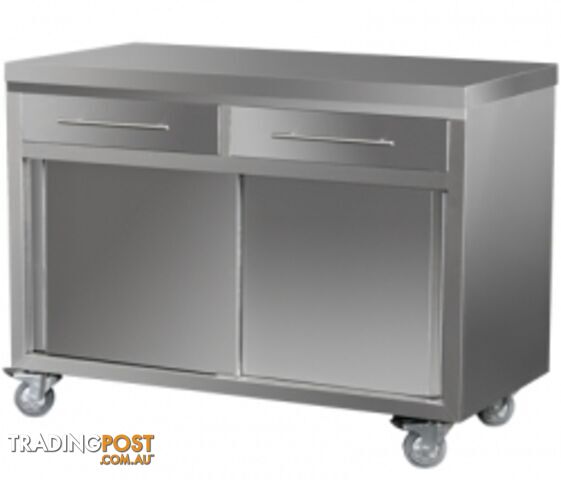 Stainless steel - Brayco CAB1200 - Stainless Steel Indoor Cabinet (1200mmLx610mmW) - Catering