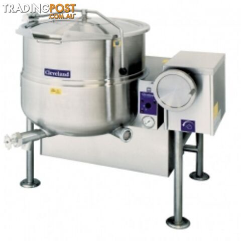 Boiling kettles - Cleveland KGL60T - 225L worm drive gas tilting kettle - Catering Equipment