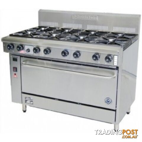 Oven ranges - Goldstein PFC-8-28 - 8 gas burner convection oven range - Catering...