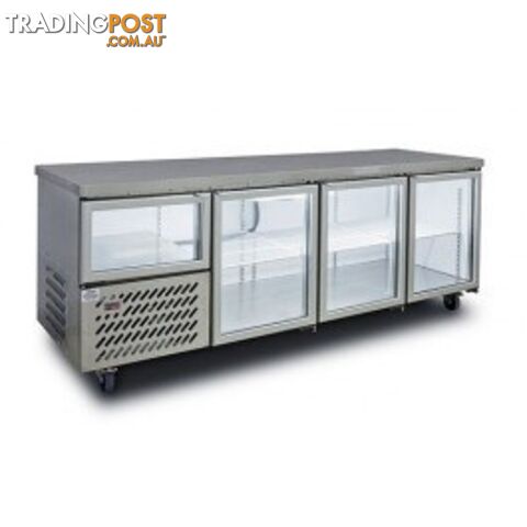 Refrigeration - Back bar chillers  - Anvil UBG6240 - 763L 2400mm glass door - Catering Equipment
