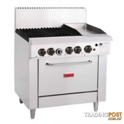 Oven ranges - Thor GH102 - 4 Burner, Gas Oven and 305mm Grill - Catering Equipment