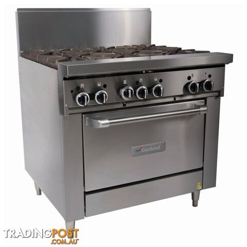 Oven ranges - Garland GF36-6R - 6 burner gas oven range - Catering equipment -...