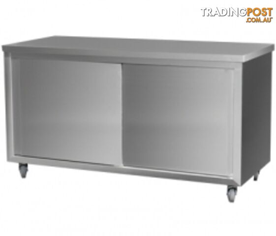 Stainless steel - Brayco CAB16070 - Stainless Steel Cabinet (1600mmLx700mmW) - Catering Equipment