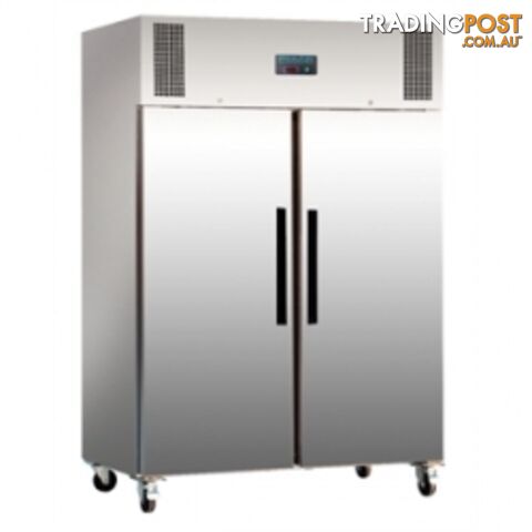 Refrigeration - Upright freezers - Polar DL896 - 2 Door 1200L Stainless Steel - Catering Equipment