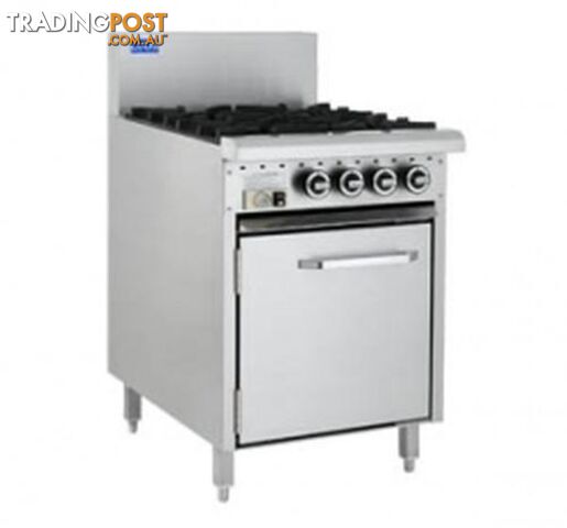 Oven ranges - Luus CRO-4B - 4 burner gas oven range - Catering Equipment - Restaurant Equipment