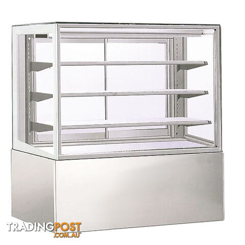 Refrigeration - Cake displays - FSM DCC900-3 - Square glass display cabinet - Catering Equipment