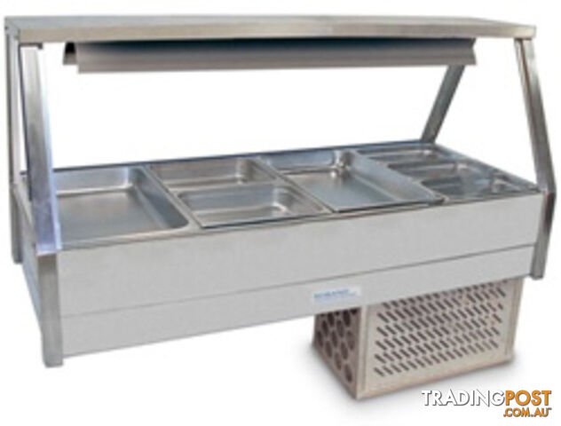 Refrigeration - Roband ERX24RD - 4 module straight glass cold foodbar - Catering...