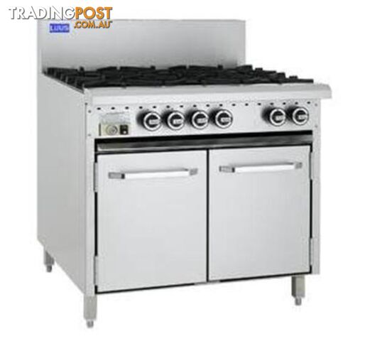Oven ranges - Luus CRO-8B - 8 burner gas oven range - Catering Equipment - Restaurant Equipment