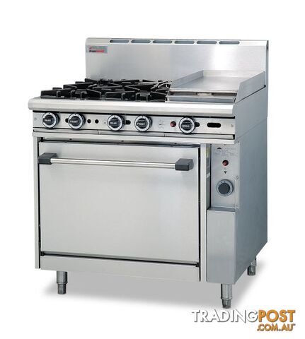 Oven ranges - Trueheat R90-2-60GR - 2 gas burners, 600mm griddle oven range -...