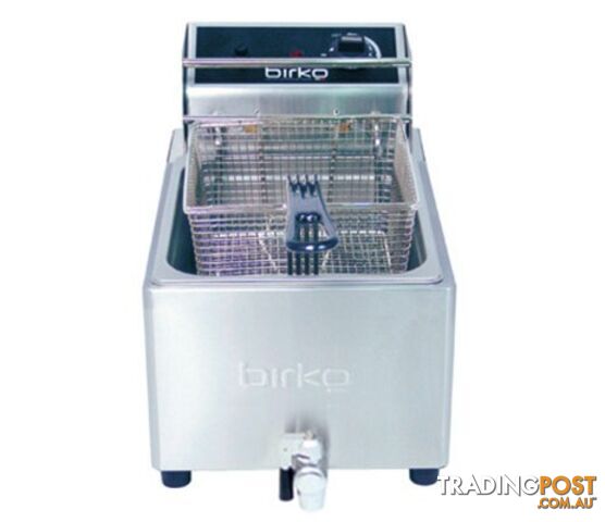 Fryers - Birko 1001003 - Countertop 8L 15A  single pan electric fryer - Catering Equipment