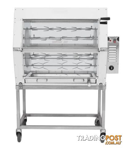 Rotisseries - Semak M24 - 24 bird manual electric rotisserie - Catering Equipment - Restaurant