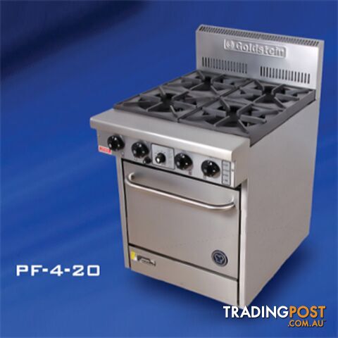 Oven ranges - Goldstein PF-12G-2-20 - 2 gas burners, 300mm griddle static oven...