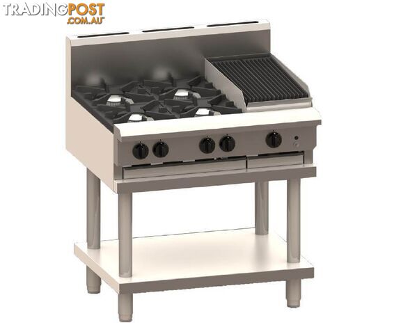 Cooktops - Luus CS-4B3P - 4 burner, 300mm hotplate - Catering Equipment - Restaurant Equipment