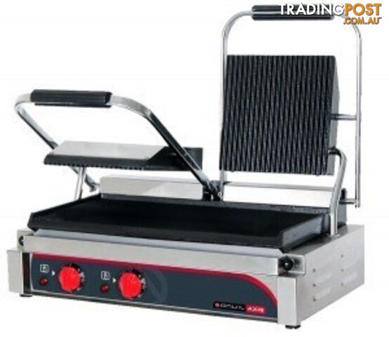 Contact grills - Anvil TSS3000 - Double, ribbed top/flat bottom - Catering Equipment - Restaurant