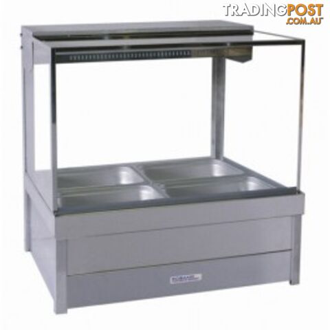 Bain maries - Roband S22/RD - 2 module square glass hot food bar - Catering Equipment - Restaurant