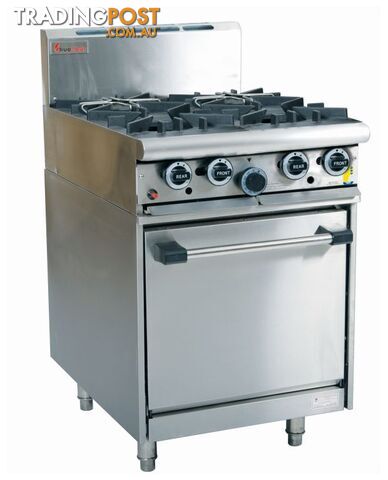 Oven ranges - Trueheat R60-4 - 4 gas burners oven range - Catering Equipment - Restaurant Equipment - photo 1 of 8
