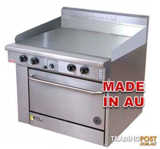 Oven ranges - Goldstein PF-24G-20FF - 600mm gas griddle fan-forced oven range -...