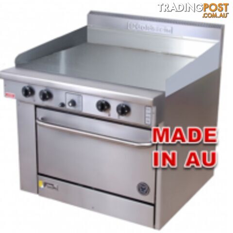 Oven ranges - Goldstein PFC-48G-40E - 1200mm griddle wide convection oven range...