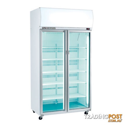 Refrigeration - Display chillers - Skope SK1000 - Double Glass Door 980L - Catering Equipment