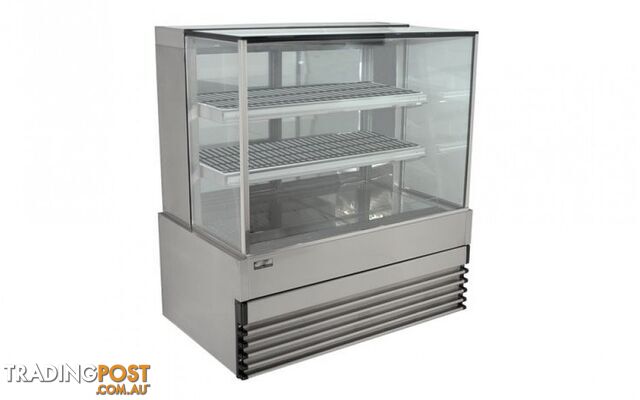 Ambient displays - Koldtech KT.NRSQCD.15 - 1500mm, 3 tier, square glass - Catering Equipment