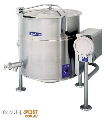 Boiling kettles - Cleveland KEL60T - 225L worm drive electric tilting kettle - Catering Equipment