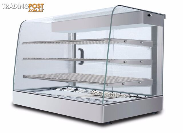 Pie warmers - Berjaya FW-5G - Curved glass 50 pie warmer - Catering Equipment - Restaurant Equipment