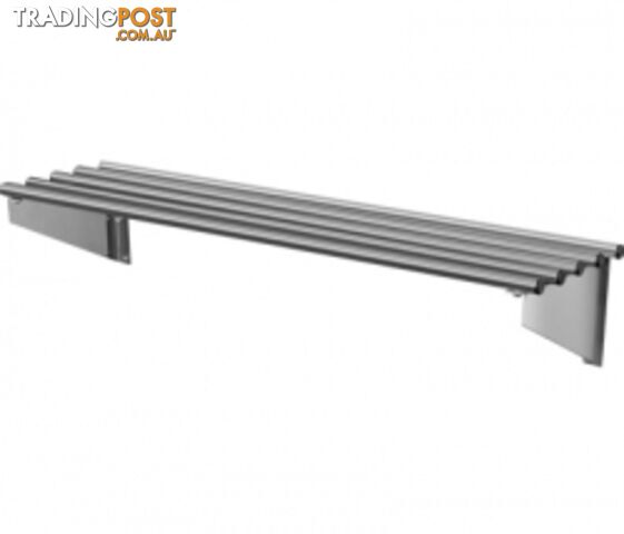 Stainless steel - Brayco PIPE1500 - Stainless Steel Pipe Shelf (1200mmLx300mmW) - Catering Equipment