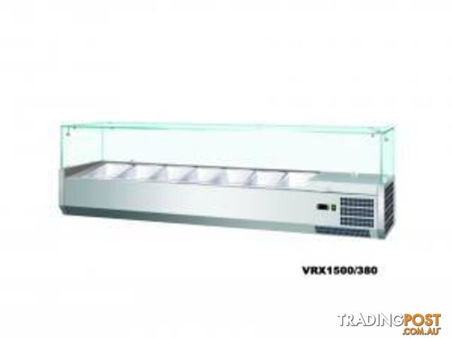 Refrigeration - Ingredient units - Saltas VRX1800 - 8 x 1/3GN pans 1800m- Catering Equipment