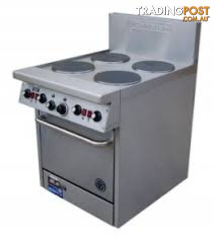 Oven ranges- Goldstein PE-4S-20FF - 4 burner fan-forced electric oven range -...