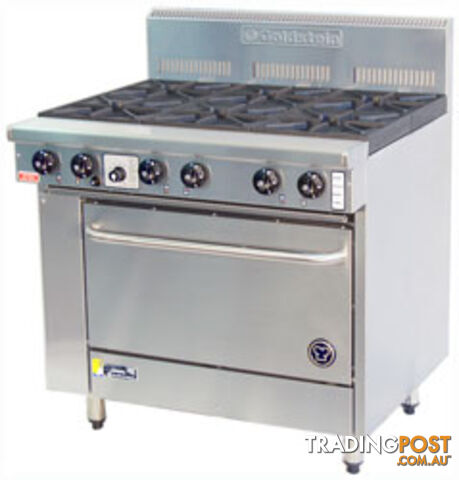 Oven ranges - Goldstein PF-6-28E - 6 gas burners static electric oven range -...