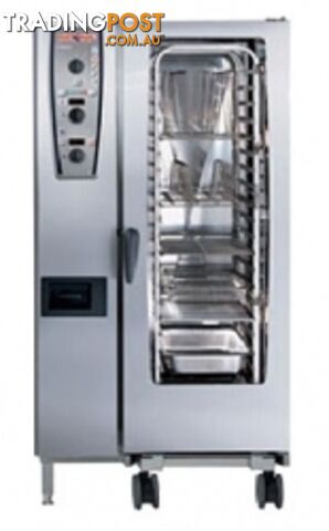 Combi ovens - Rational CMP201G - 20 x 1/1 GN Tray Roll-In-Gas Combi Oven - Catering Equipment