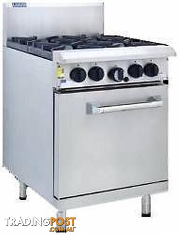 Oven ranges - Luus RS-6P - 600mm gas griddle oven range - Catering Equipment - Restaurant Equipment