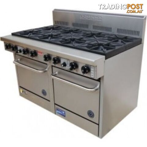 Oven ranges - Goldstein PF-8-2/20 - 8 gas burner double oven range - Catering Equipment - Restaurant