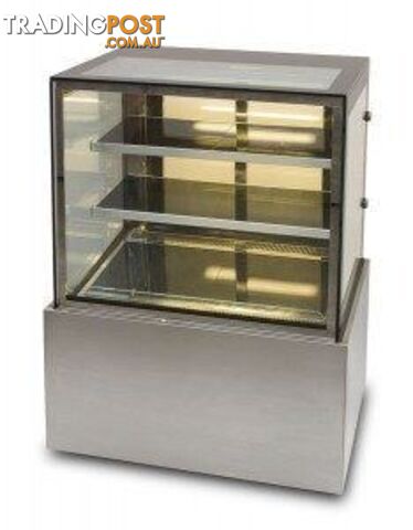 Heated displays - Anvil DHV0750 - 1500mm, 3 tier, square glass - Catering...