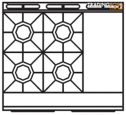 Cooktops - Luus BCH-4B3P - 4 burner, 300mm hotplate cooktop - Catering Equipment - photo 2 of 18