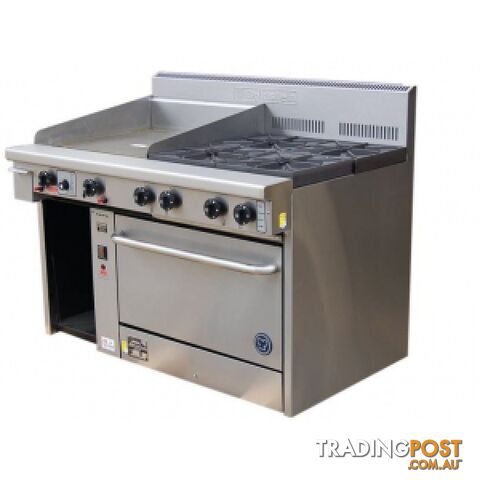 Oven ranges - Goldstein PFC-36G-2-28 - 2 gas burner, 900mm griddle convection...