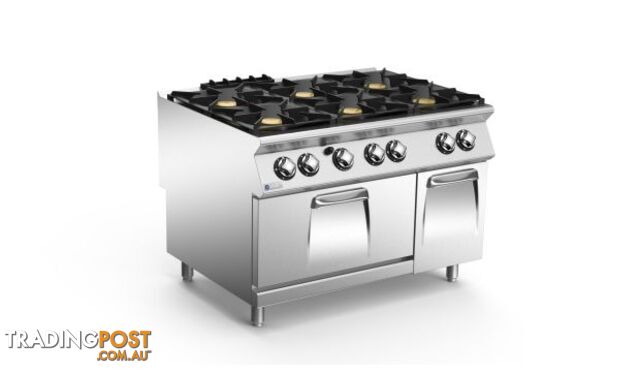 Oven ranges - Mareno ANC9FG12G52 - 6 burner gas oven range - Catering Equipment - Restaurant