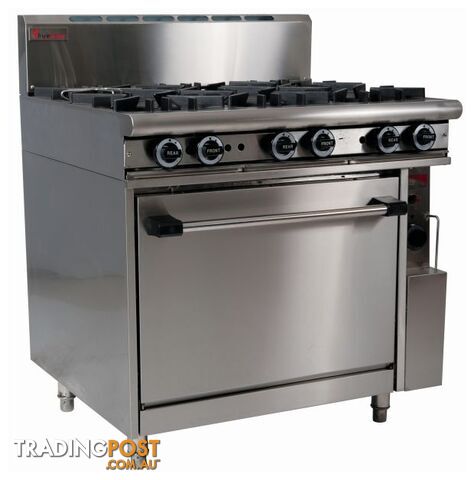 Oven ranges - Trueheat R90-6 - 6 gas burners oven range - Catering Equipment -...