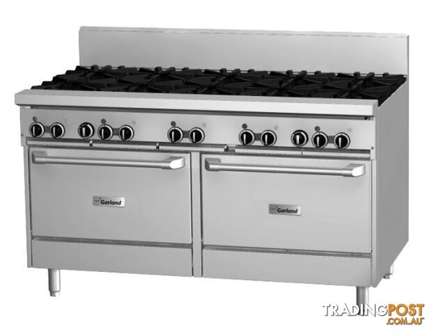 Oven ranges - Garland GF60-8G12RR - 6 burners, 600mm griddle double oven range -...