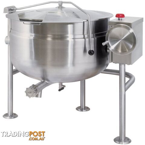 Boiling kettles - Cleveland KDL40TSH - 150L short series direct steam kettle - Catering Equipment