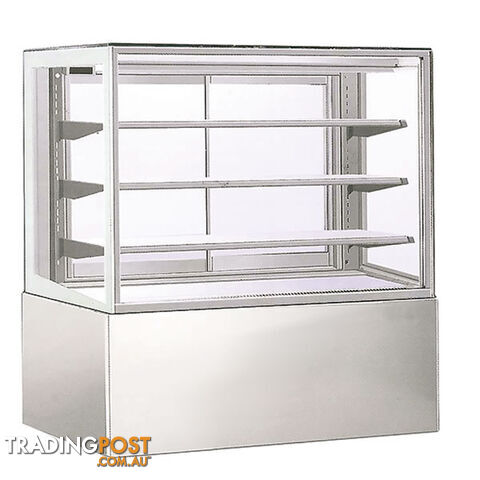 Refrigeration - Cake displays - FSM DCC2400-3 - Square glass display cabinet -...