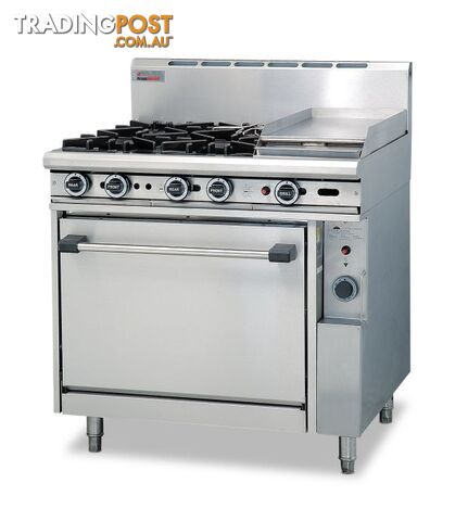 Cooktops - Trueheat T90-4-30GR - 4 gas burners, 300mm griddle - Catering Equipment - Restaurant