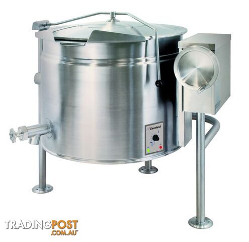 Boiling kettles - Cleveland KEL40TSH - 150L short series electric tilting kettle - Catering Equipment