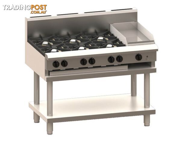 Cooktops - CS-6B3P - 6 burner, 300mm hotplate - Catering Equipment - Restaurant Equipment