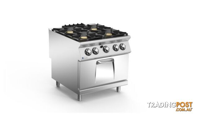 Oven ranges - Mareno ANC9FG8G48 - 4 burner gas oven range - Catering Equipment - Restaurant